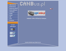 Tablet Screenshot of canbus.pl
